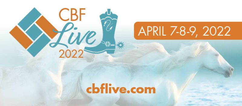 SAVE THE DATE - CBF Live 2022